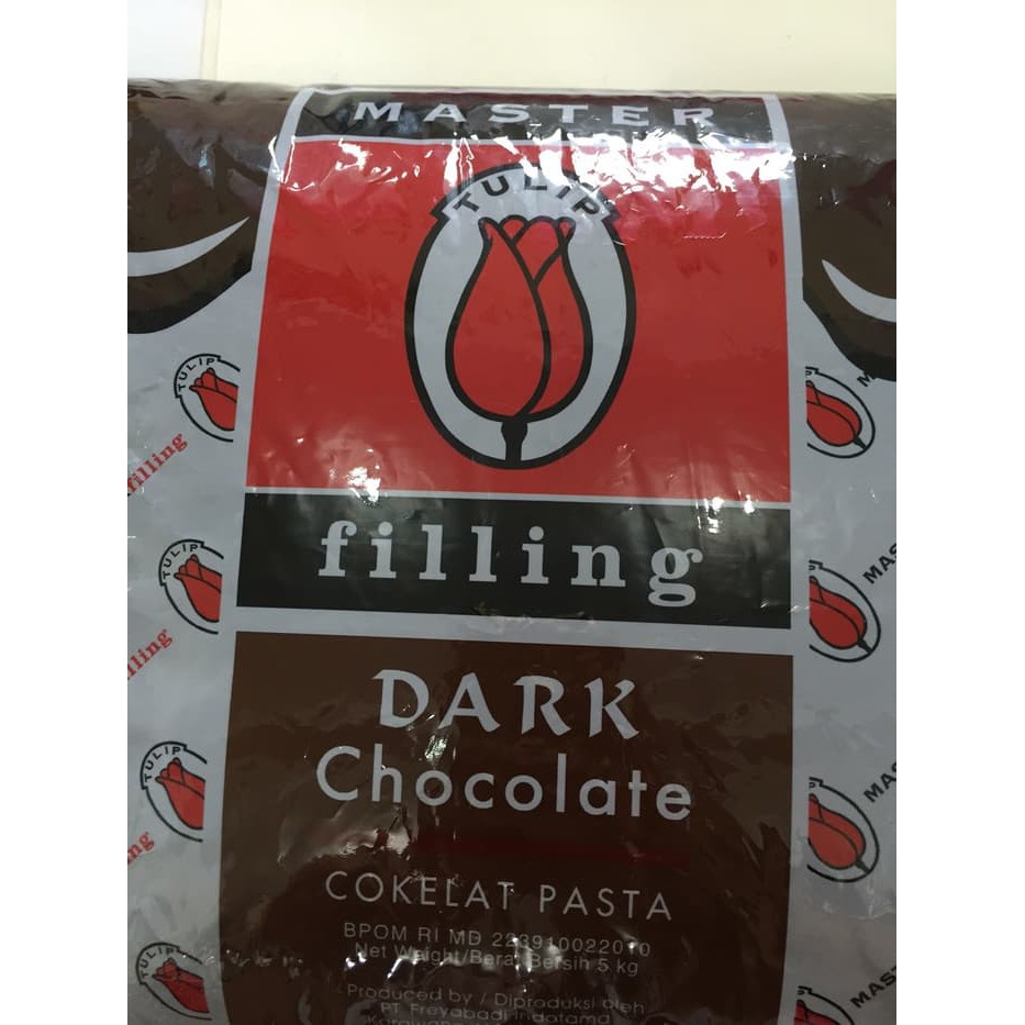 Jual Filling Coklat/Selai Coklat Tulip Repack 1 Kg | Shopee Indonesia