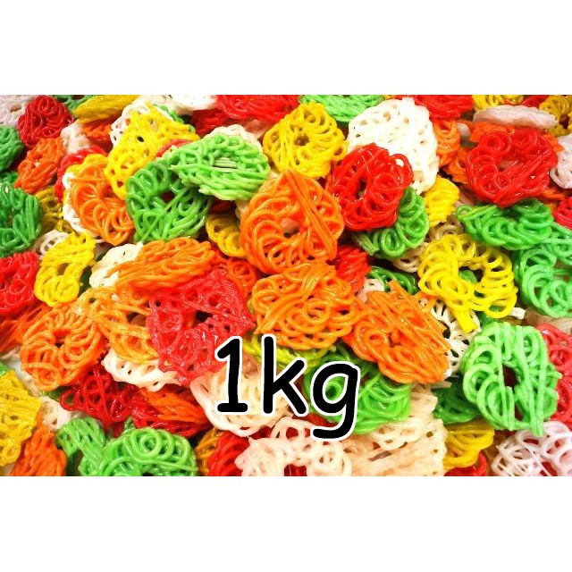 Kerupuk Mawar Mentah (Bahan Seblak) 1kg Shopee Indonesia
