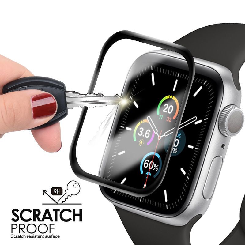 Jual Anti Gores Apple Watch 2D / 3D Screen Protector Iwatch 3/4/5/6/Se Smartwatch Screen Protector | Shopee Indonesia
