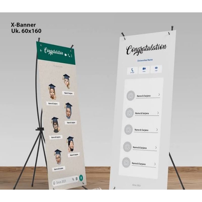 Jual Cetak Banner X Banner Y Banner Sidang Akhir Skripsi Wisuda Kompre Sempro Semhas Kado Unik Murah Indonesia|Shopee Indonesia