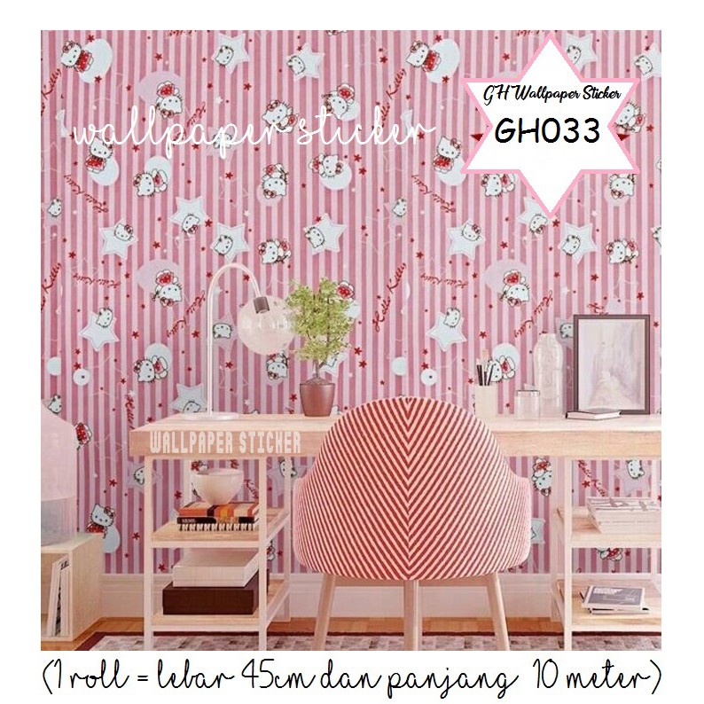 Jual Wallpaper Dinding Motif GH033 Sticker Dinding Wallsticker Kamar