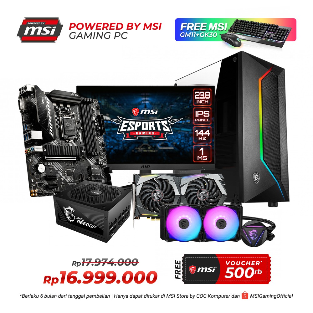 COC Dragon Queen Paket PC Rakitan Powered by MSI