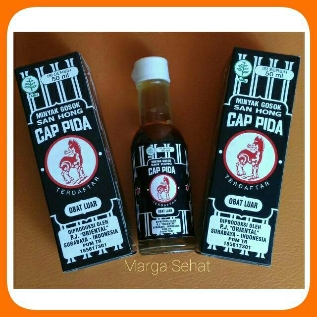 Jual MINYAK SANHONG 50 ml/ MINYAK CAP PIDA/ ENCOK/ MINYAK GOSOK/ OBAT