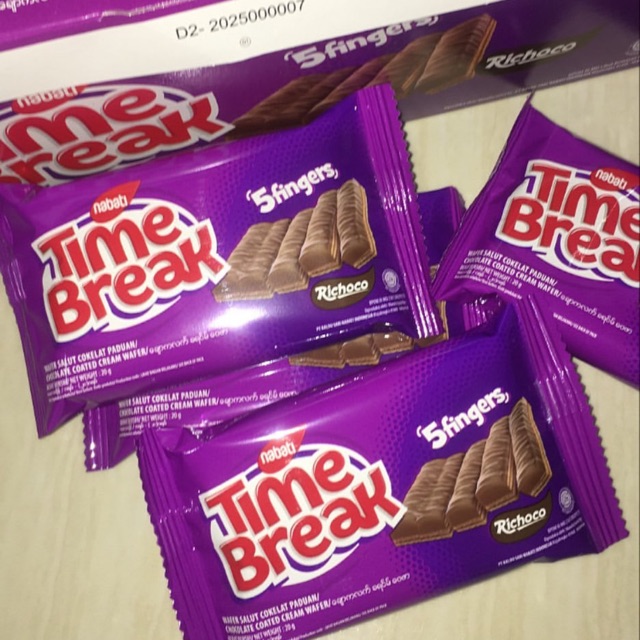 Jual Nabati Time Break Wafer Coklat 1 Box Isi 20 Bungkus | Shopee Indonesia