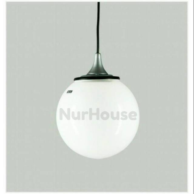 Lampu Gantung Bulat Putih LAMPURABI