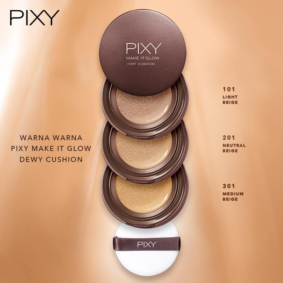 Pixy Make It Glow Dewy Cushion SPF23 & PA++ Shopee Indonesia