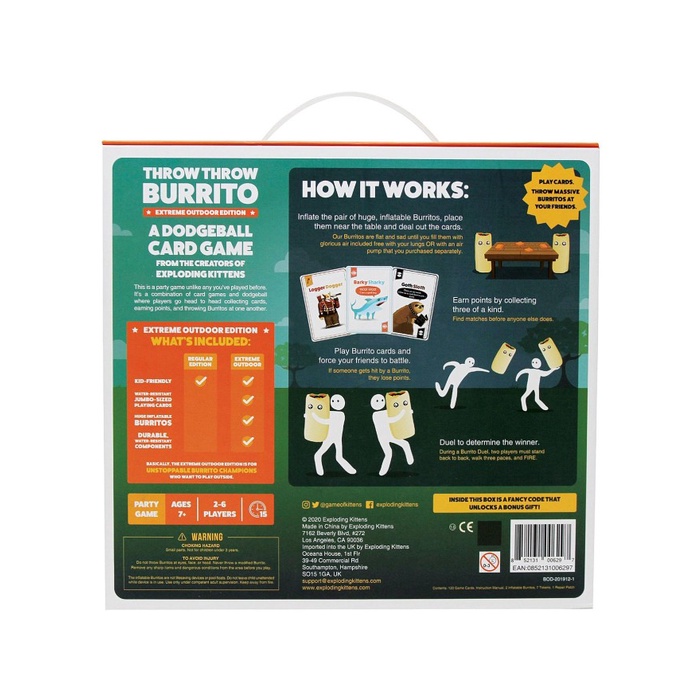 Jual Mainan Throw Throw Burrito Extreme Outdoor Edition Board Game | Shopee Indonesia