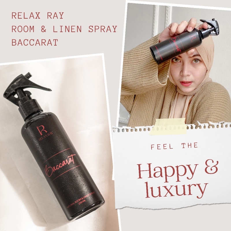 Jual RELAX RAY NATURAL LINEN SPRAY & ROOM SPRAY / PENGHARUM RUANGAN DAN