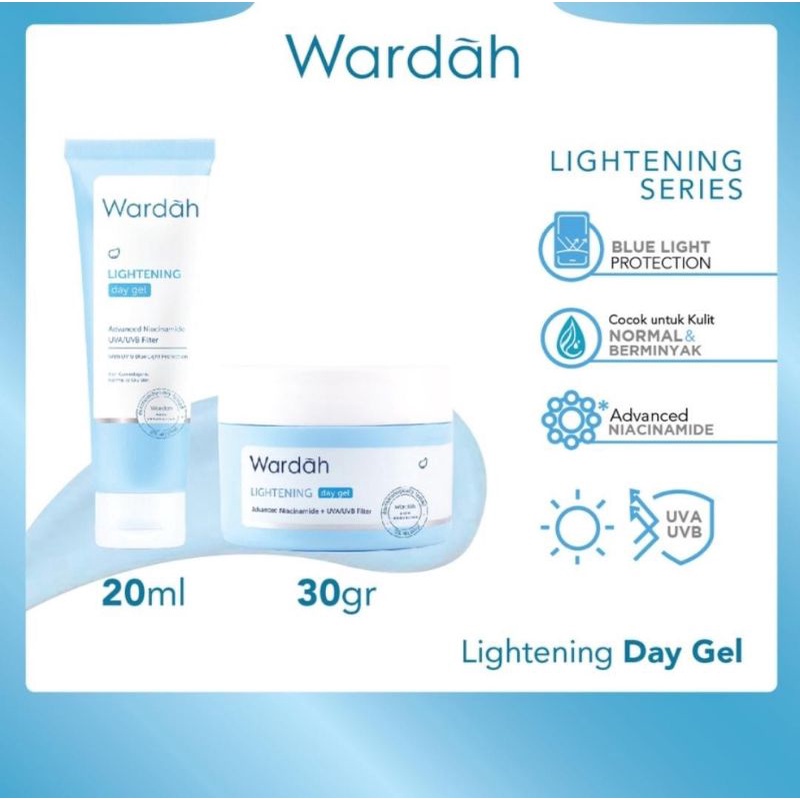 Jual Wardah Lightening Day Gel 30 gr Shopee Indonesia