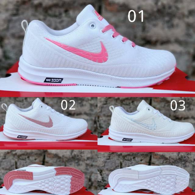Sepatu cewek Nike lunar. Sepatu nike warna putih. Sepatu kets wanita full  putih. Sneakers full putih | Shopee Indonesia