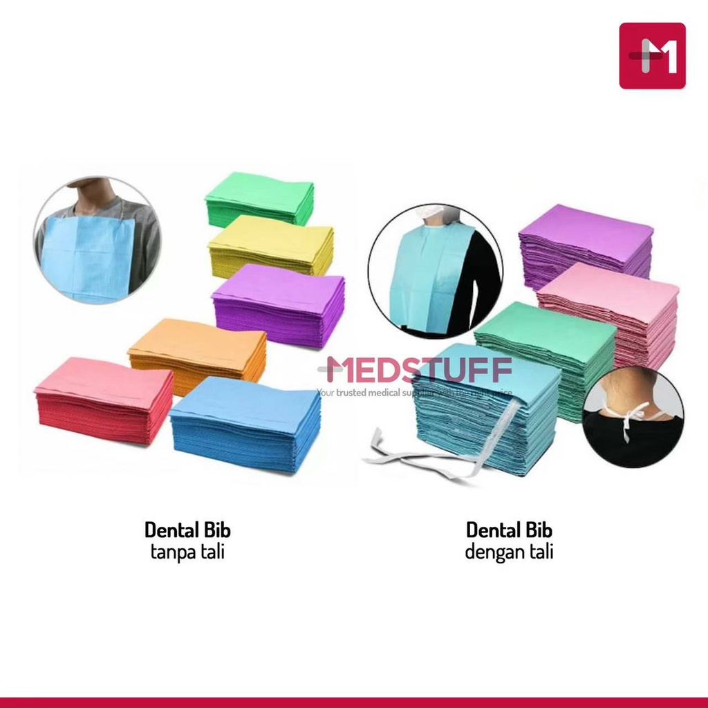 Jual Dental Bib Onemed Polibib Celemek Apron Pasien Dental Shopee
