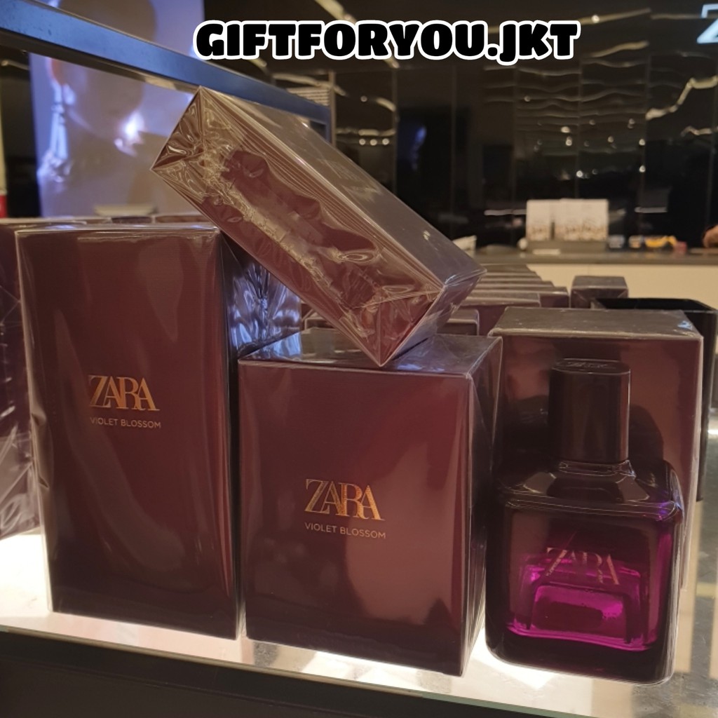 ZARA Violet Blossom 10 30 100 200 ml EDP Parfum Wanita Original Eau De