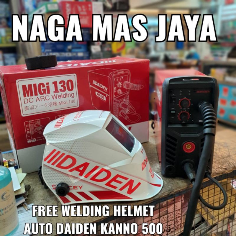 MESIN LAS CO2 DAIDEN MIGi 130 2T & 4T / DAIDEN MIG 130 2T DAN 4T / TRAFO LAS DAIDEN MIGi 130 GEN
