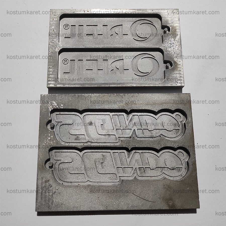 Matras / Moulding / Cetakan gantungan kunci atau label karet | Shopee  Indonesia