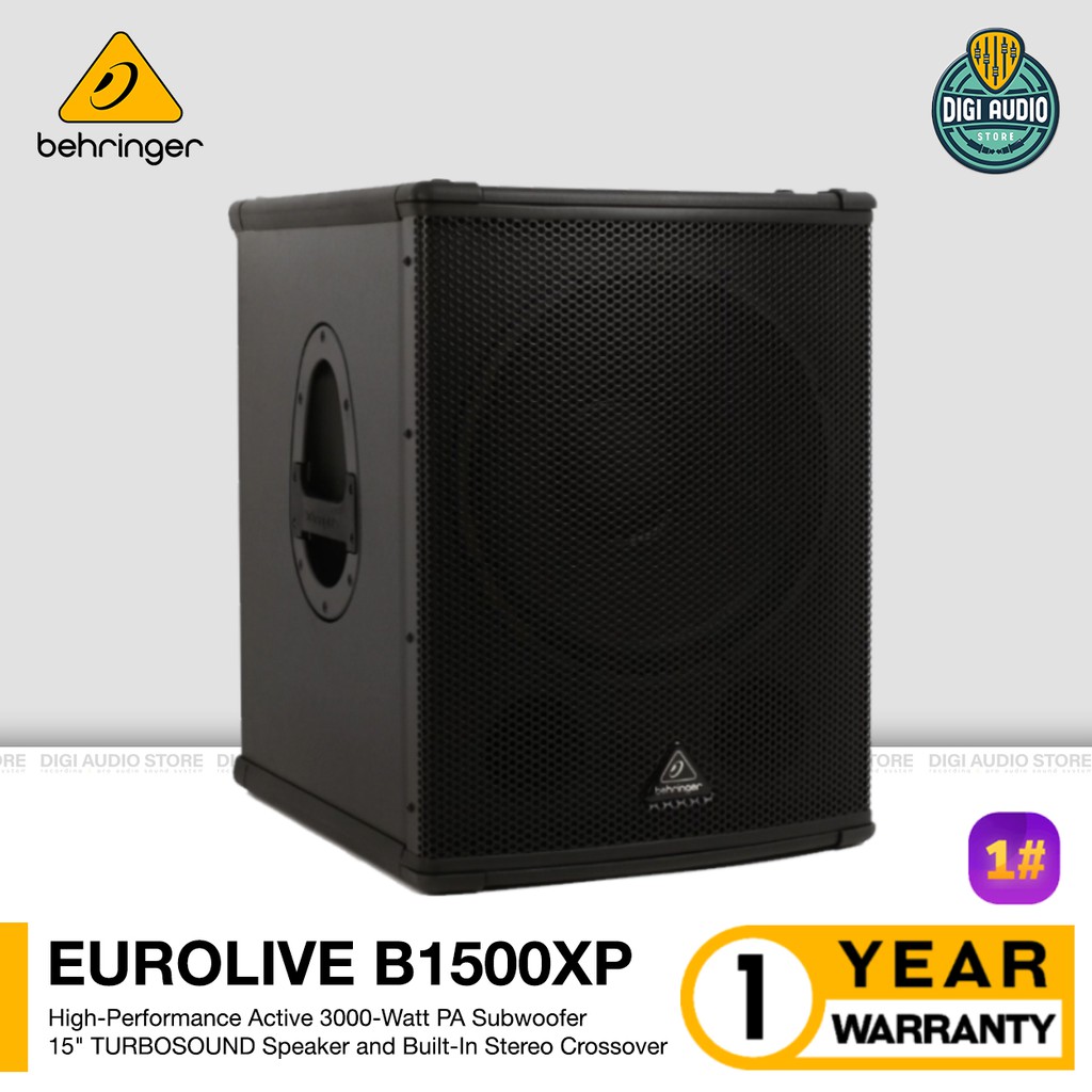 Jual Speaker Subwoofer 15 inch Aktif Sound System Behringer Eurolive
