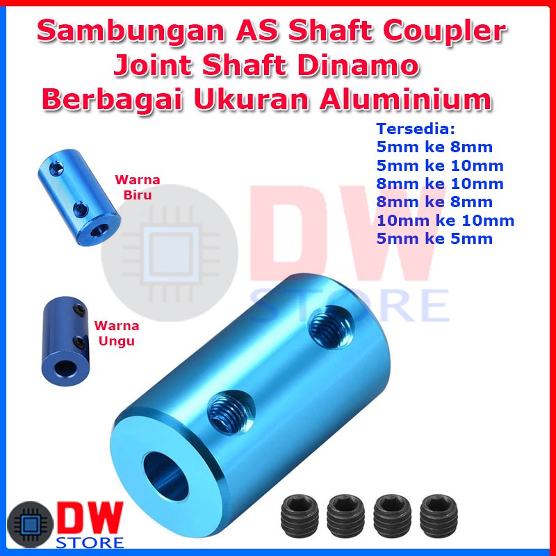 Jual Kopel Sambungan AS Shaft Coupler Joint Shaft Coupling Dinamo Aluminium Shopee Indonesia