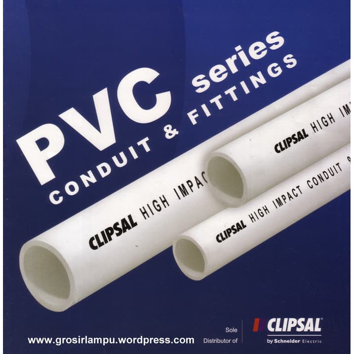 pipa conduit clipsal 20mm Jual pipa listrik clipsal 20mm / pipa pvc