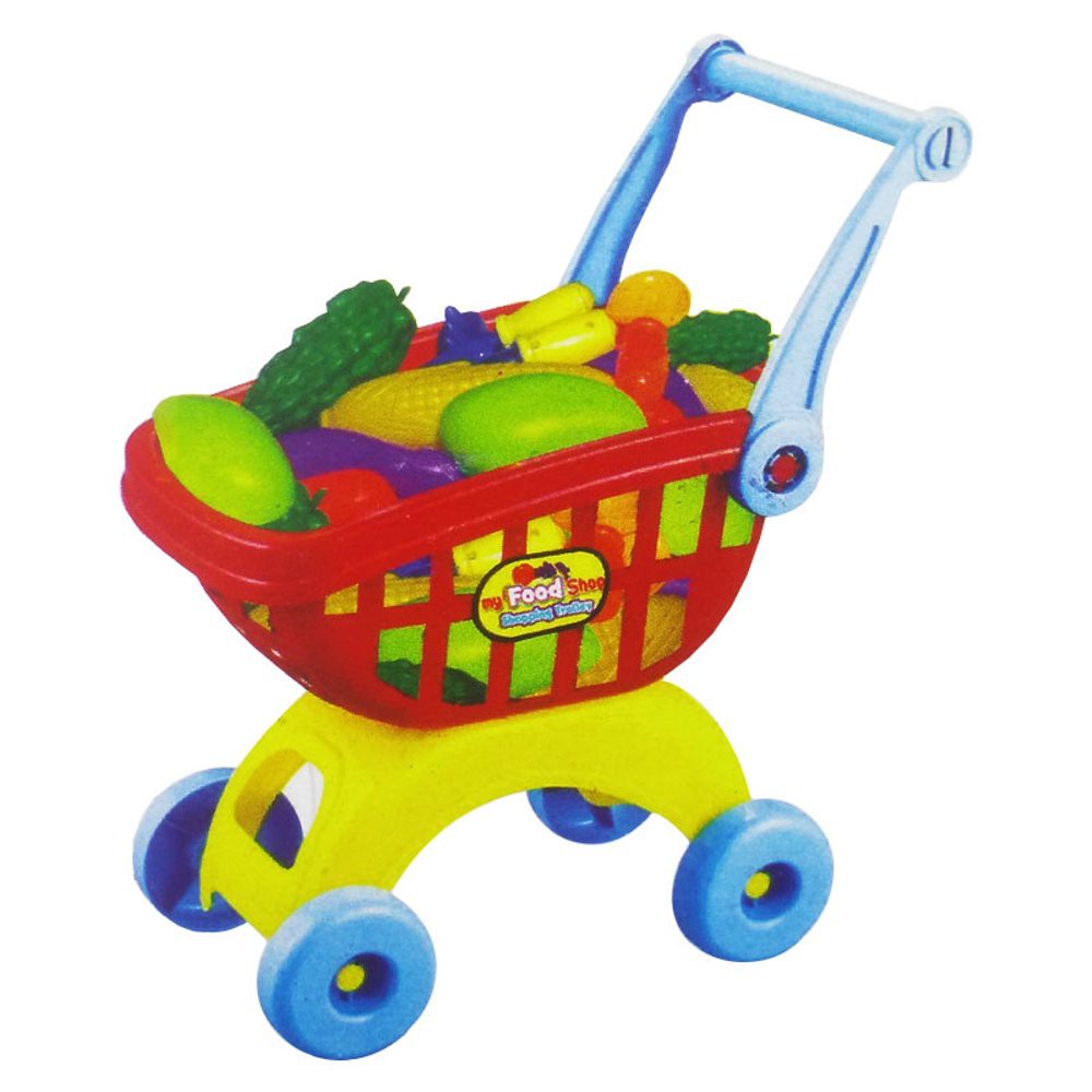 Jual Mainan Supermarket Trolly Stroller Belanja Shopping | Shopee Indonesia