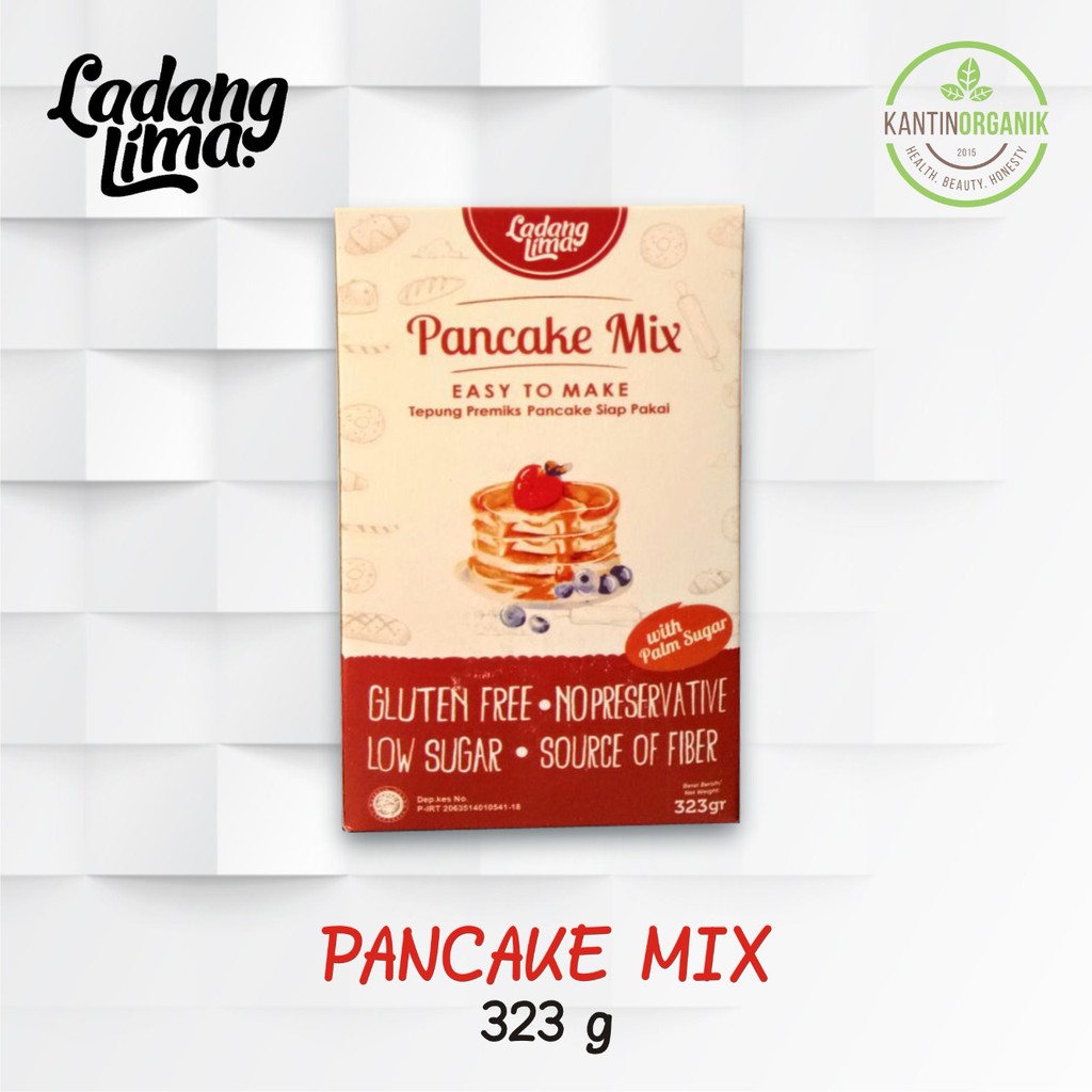 Ladang Lima Tepung Pancake mix Bebas Gluten Shopee Indonesia