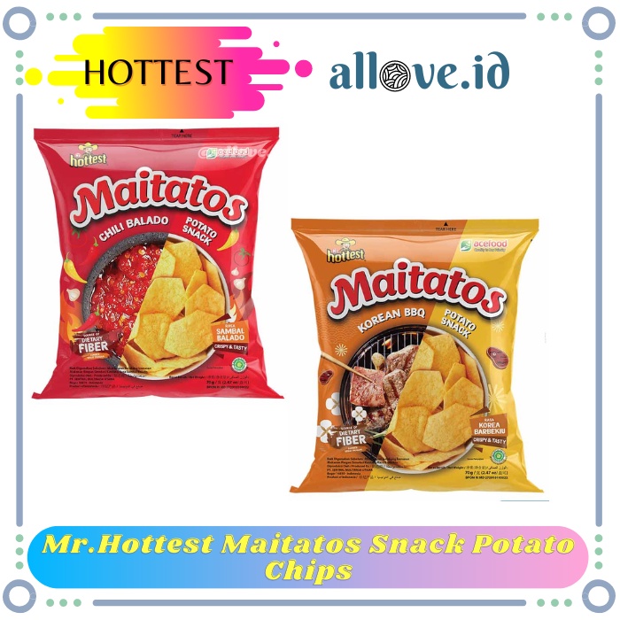 Jual Mr.Hottest Maitatos Snack Potato Chips 70gr Shopee Indonesia