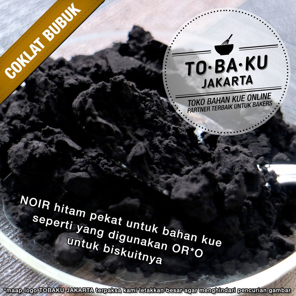 Jual Pure Cocoa Powder Tulip Noir Hitam Chocolatier Bubuk Coklat Tulip 500G | Shopee Indonesia