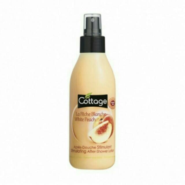 Jual COTTAGE After Shower Lotion White Peach (200ml) Shopee Indonesia
