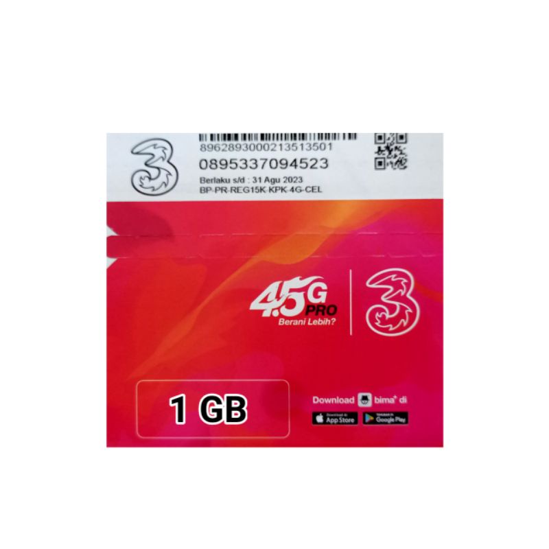 Tri C Fall 2023 Jual Perdana Tri 1Gb Ex 2023 Nasional Indonesia|Shopee Indonesia