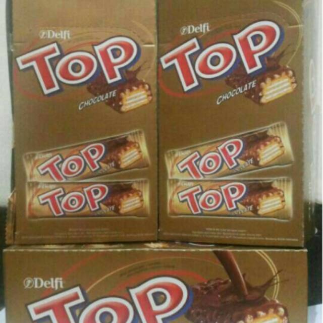 Jual Top Coklat (Wafer) - 1 Dus | Shopee Indonesia