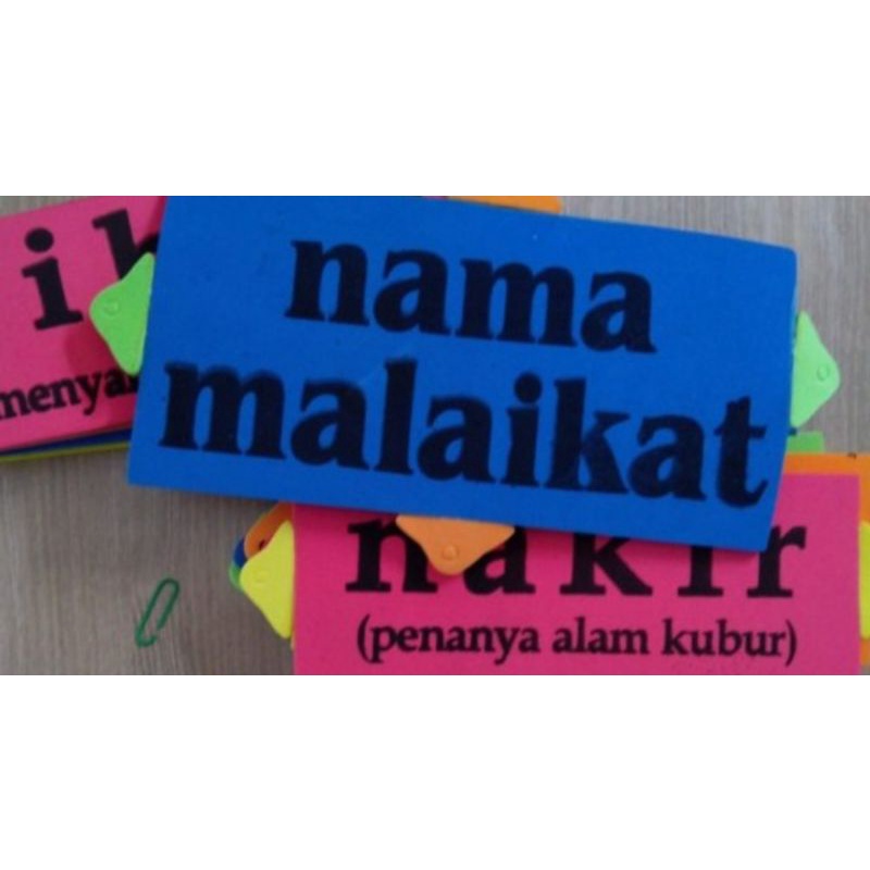 alat edukasi untuk anak nama2 malaikat | Shopee Indonesia