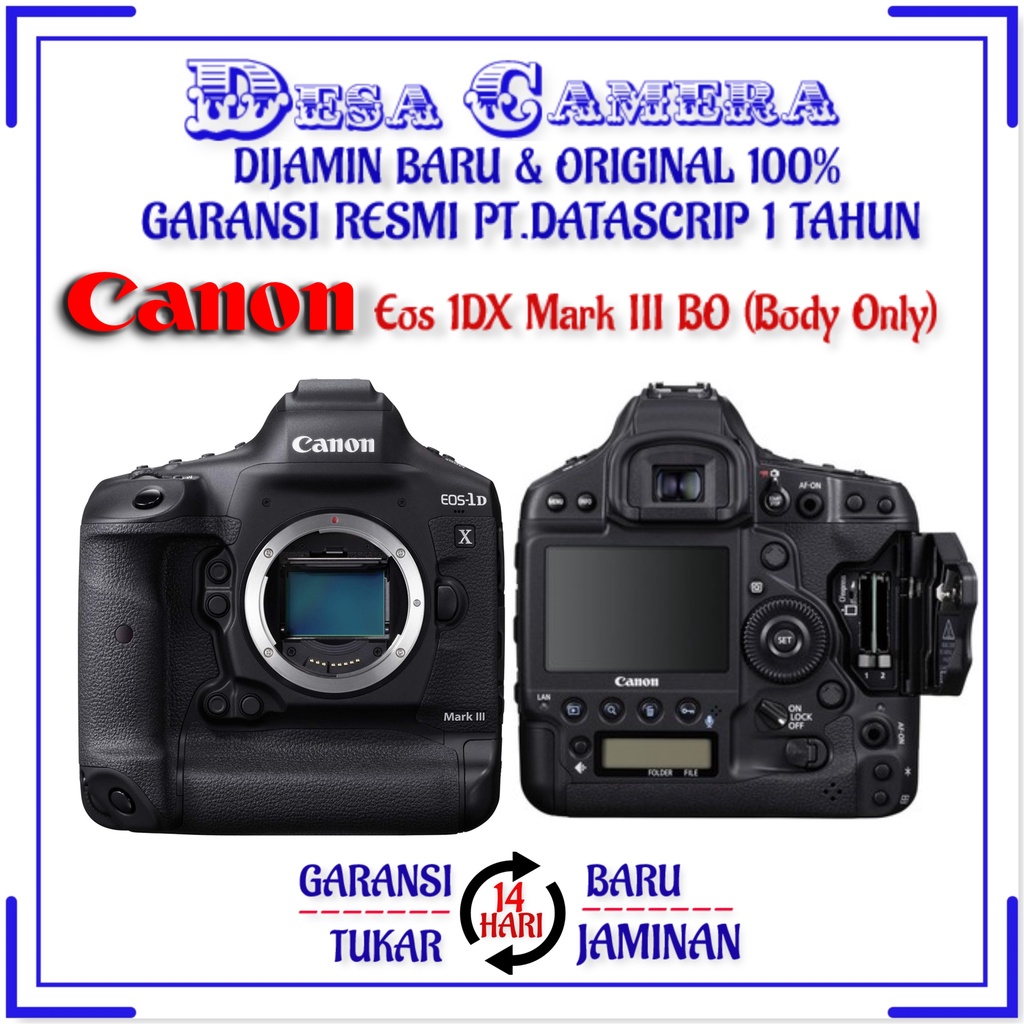 Jual Canon Eos 1Dx Mark Iii Body Only Garansi Resmi | Shopee Indonesia