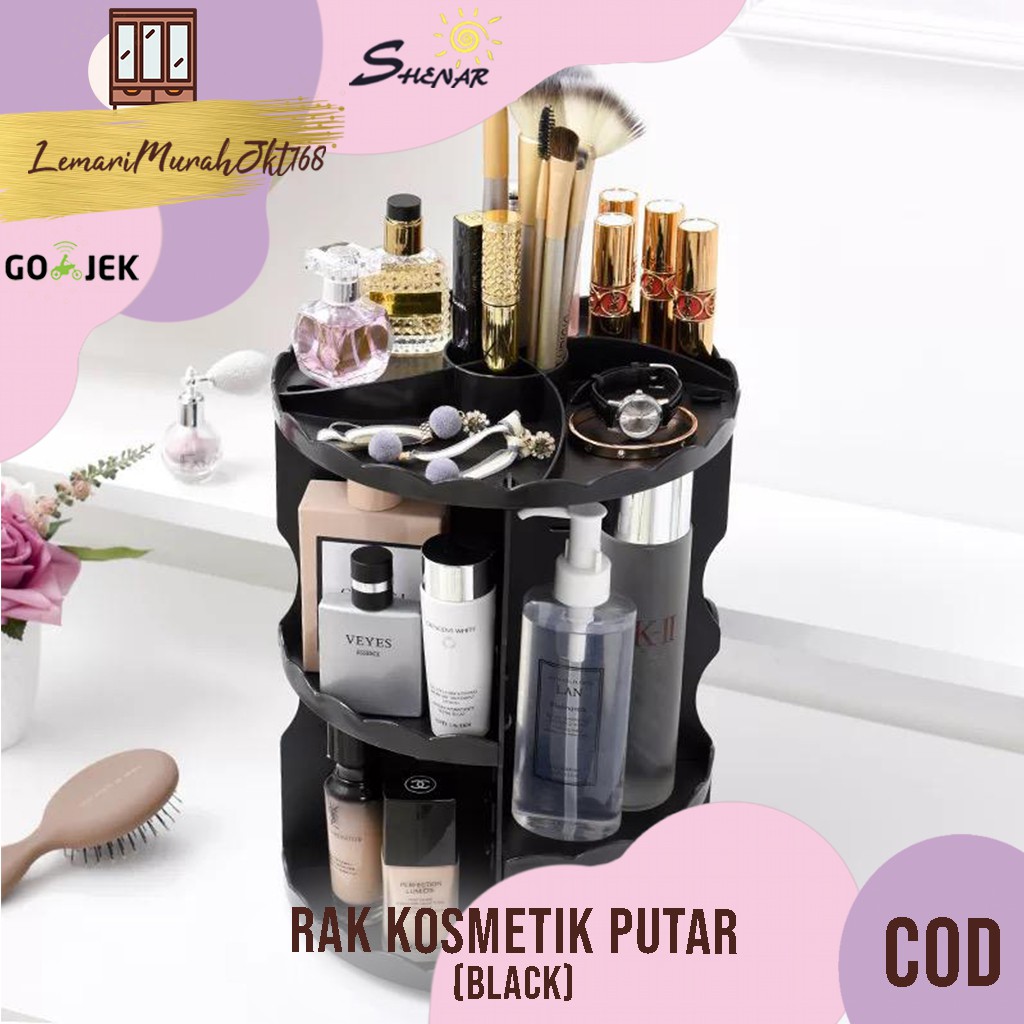 Rak Kosmetik Putar & Make Up Putar 360 Derajat Best Quqlity,SHENAR