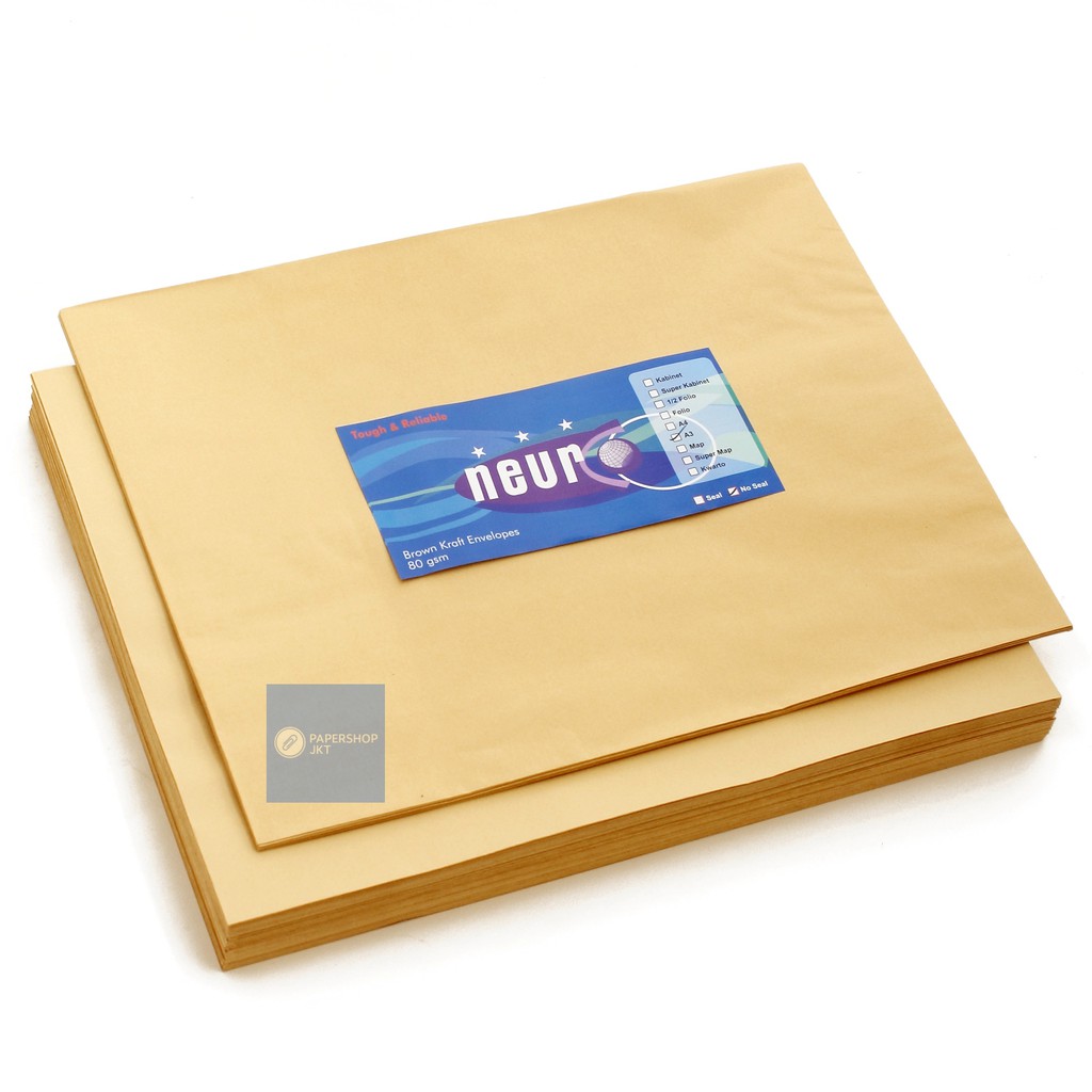 Jual Neuro - Amplop Coklat Ukuran A3 ( 33 X 42,5 Cm ) | Shopee Indonesia