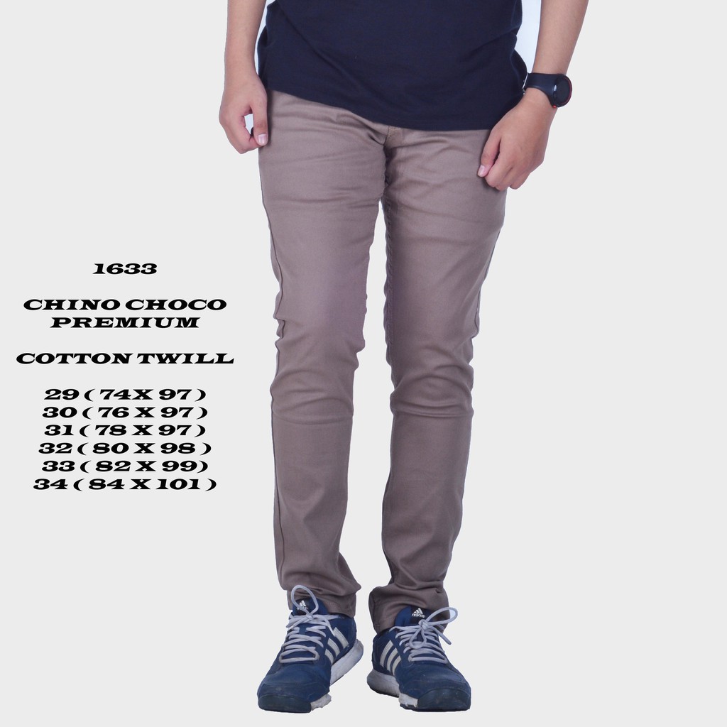 Jual Celana Chino Coklat Susu | Shopee Indonesia