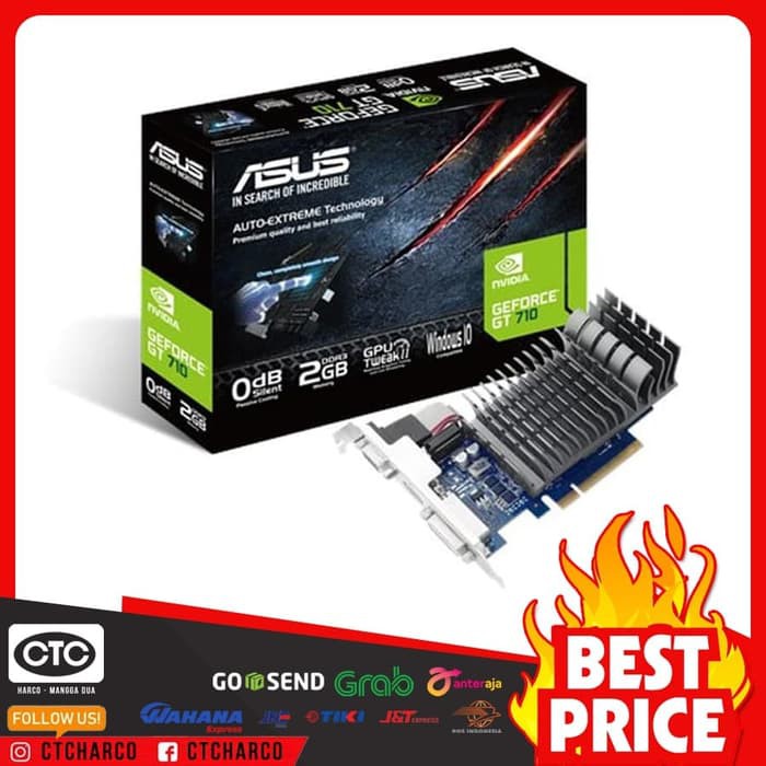 VGA Card Asus GT 710 2GB DDR3 Nvidia Geforce 2 GB