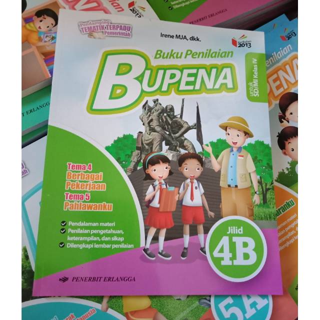 Buku Penilaian Bupena 4b K13n Sd Mi Kelas 4 Shopee Indonesia
