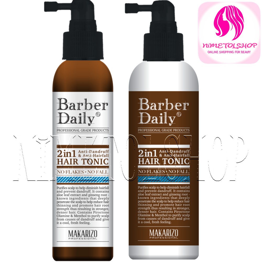 Jual MAKARIZO Barber Daily Hair Tonic 240ml / 150ml Anti Dandruff