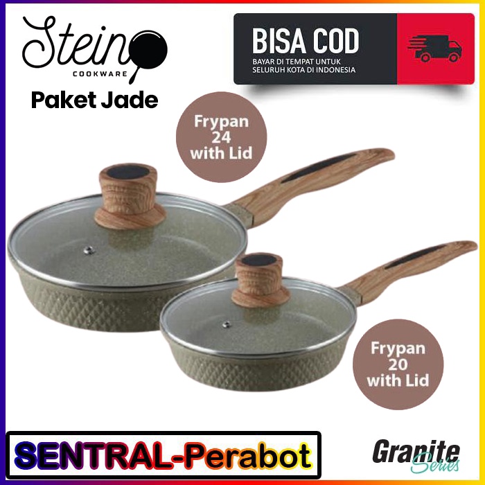 Jual Paket Jade by Stein Cookware Fry pan 20 Frypan 24 Shopee Indonesia