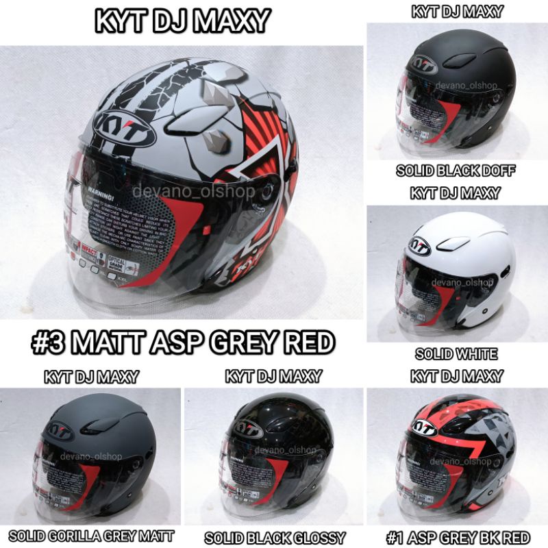 Jual helm kyt dj maxi original Shopee Indonesia