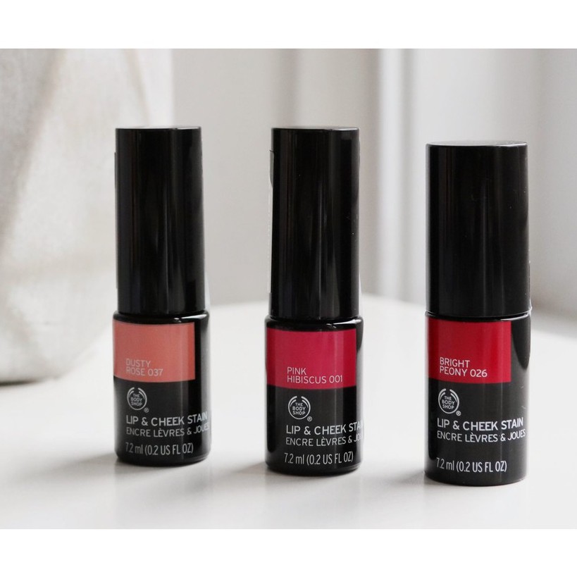 Jual TBS The Body Shop LIP AND CHEEK STAIN Pink Hibiscus/Bright Peony