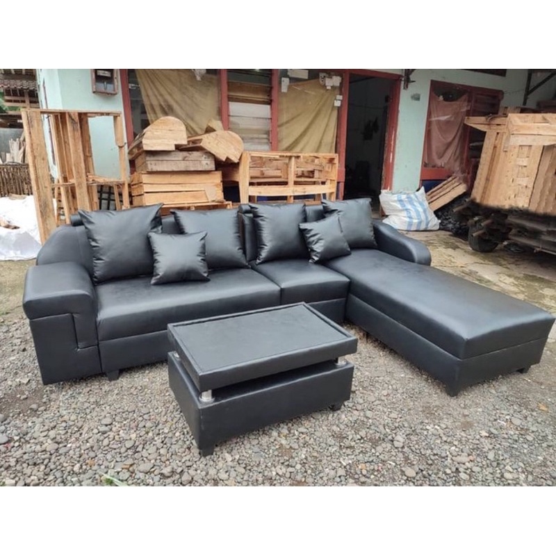 Jual sofa ruang tamu L / sofa L minimalis / sofa L sudut / sofa full
