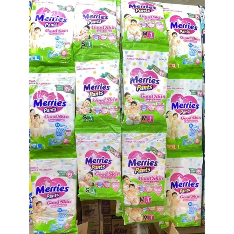 Jual PAMPERS MERRIES RENCENG Shopee Indonesia