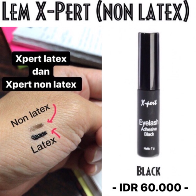 Jual XPERT LEM BULU MATA NON LATEX BLACK Xpert Eyelash Adhesive Non Latex Black Shopee Indonesia