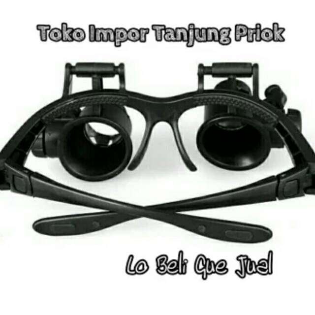 Jual Lo Beli Gue Jual>>> Kaca Mata Pembesar Zoom 25X Magnifier 2 LED