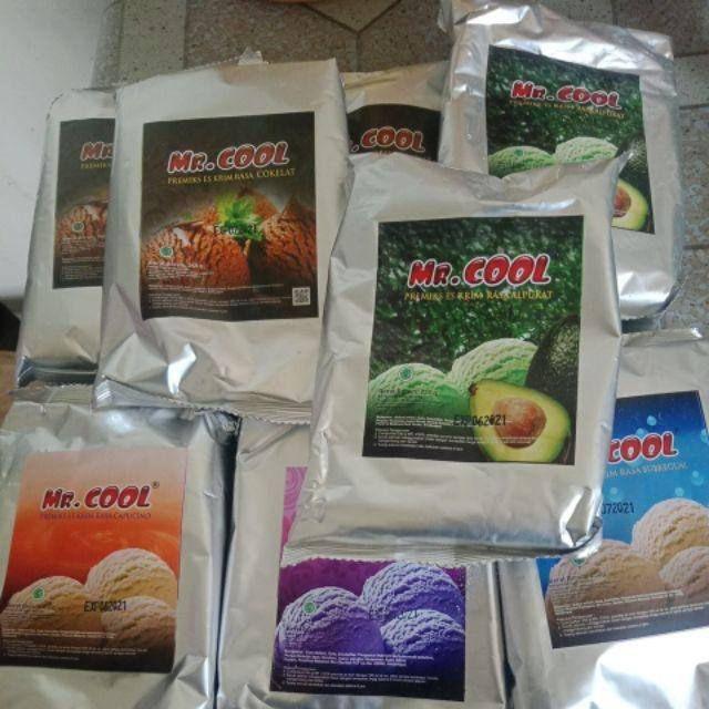 BUBUK ICE CREAM MR COOL 250 GRAM ENAK & LEMBUT Shopee Indonesia