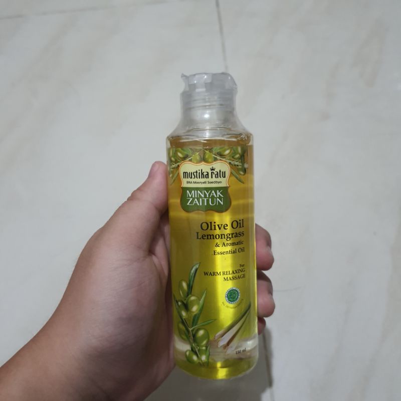 Jual Mustika Ratu Minyak Zaitun Olive Oil Lemongrass and Aromatic