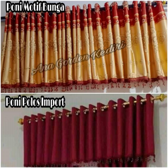 GORDEN PONI PISAH /PONI GORDEN /PONI JENDELA / PONI PINTU /TAMBAHAN