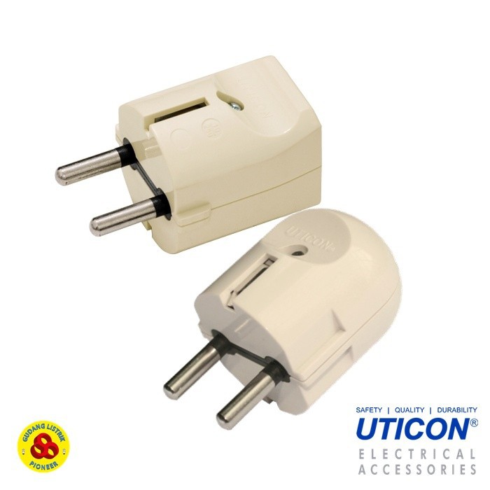 Uticon Steker Arde Bulat S-28 Round Plug S28 | Shopee Indonesia