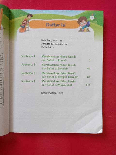 TEMATIK 2-TEMA 5 MEMBIASAKAN HIDUP BERSIH DAN SEHAT | Shopee Indonesia
