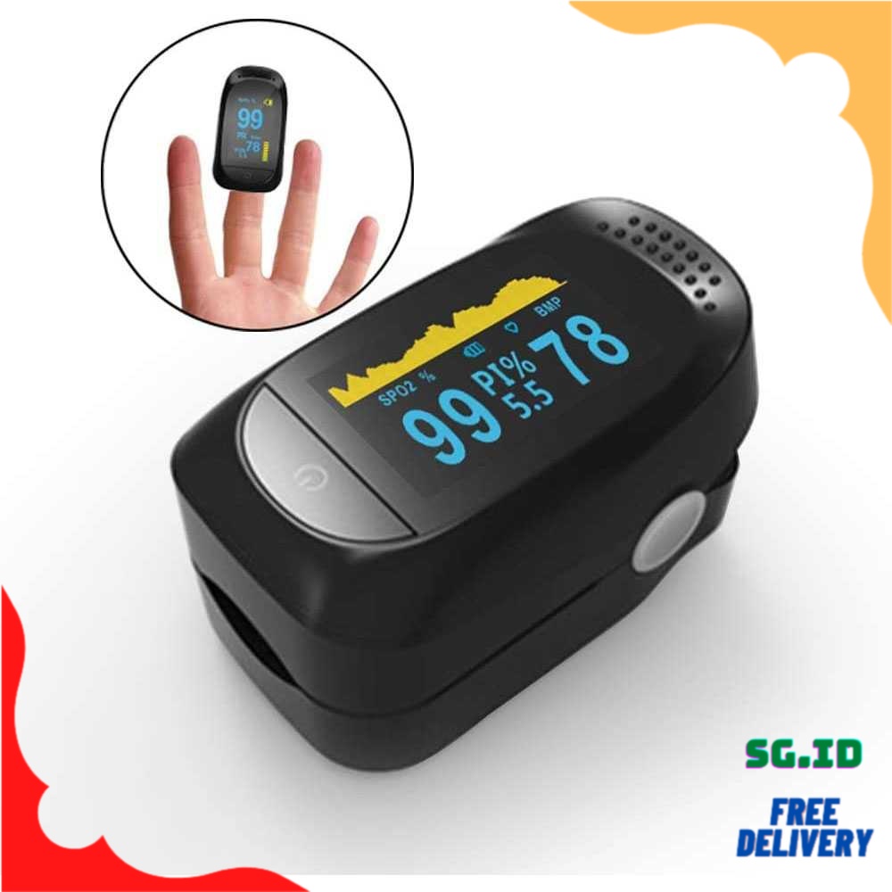 Jual Fingertip Pulse Oximeter Oksimeter Oxymeter Alat Pengukur Detak