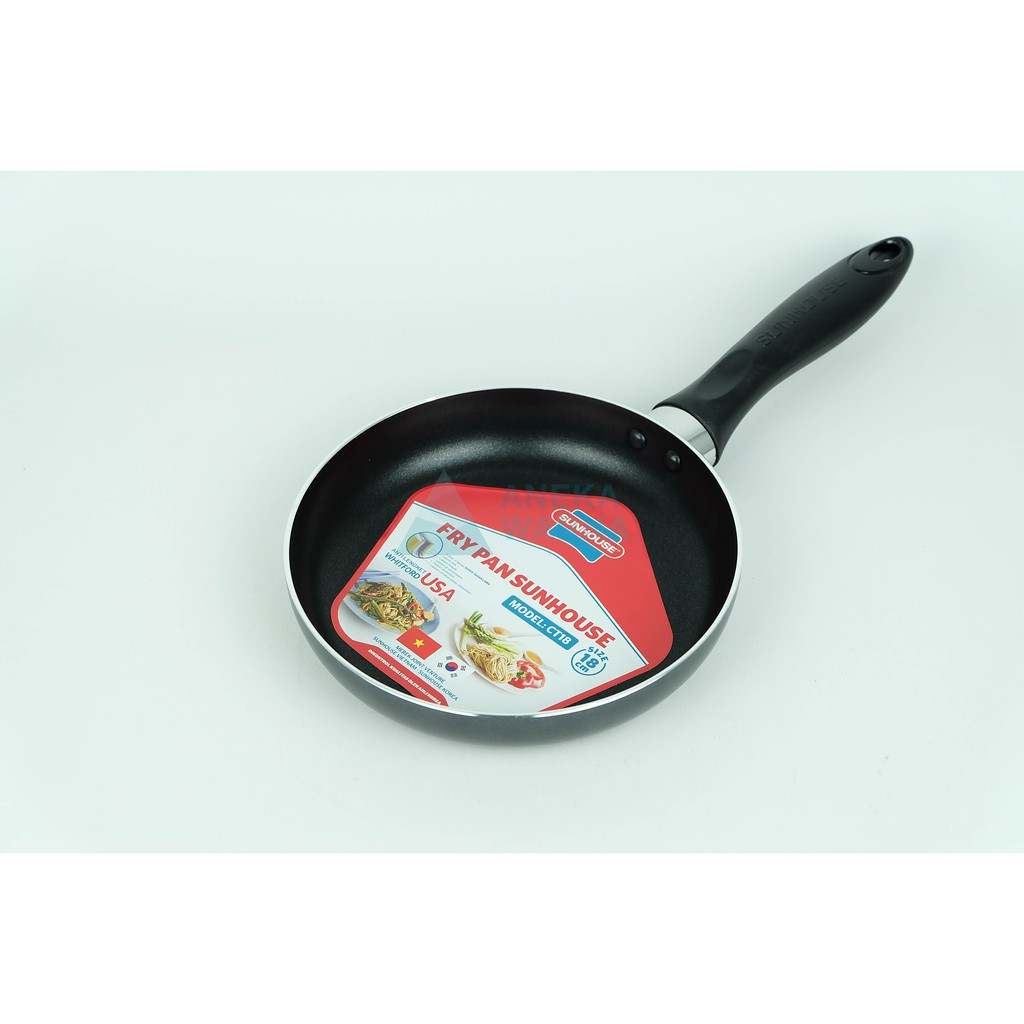 Jual SUNHOUSE PLAIN FRY PAN 18 CM Shopee Indonesia